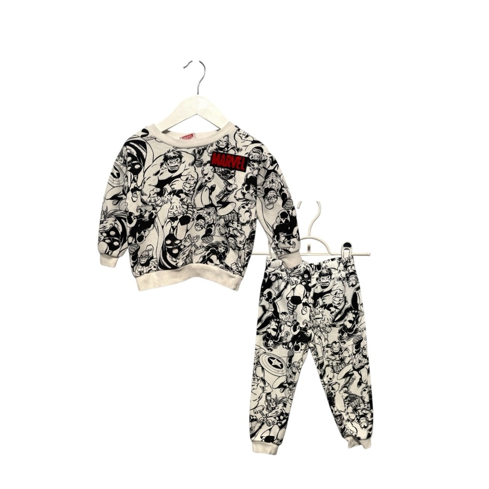 ⭐️ 5/$30 Marvel Kids Superheroes AOP Matching Set size 2T
